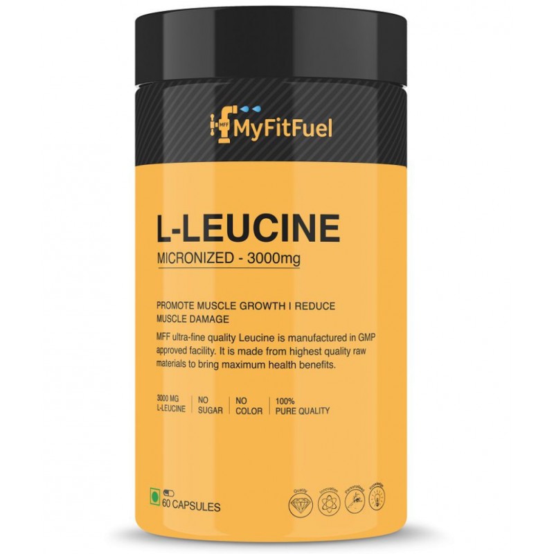 MyFitFuel L-Leucine (60 Capsules) 1000 mg 60 no.s
