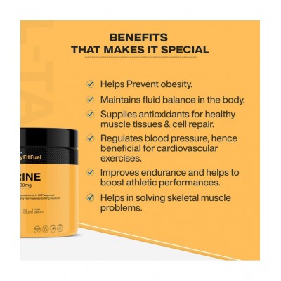 MyFitFuel L-Taurine 200 g, Unflavored 200 gm