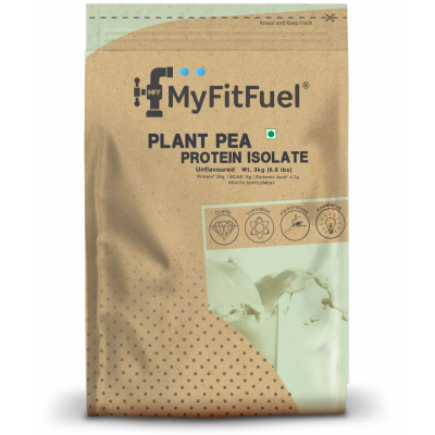 MyFitFuel Plant Pea Protein 3 kg (6.6 lbs) Strawberry Burst 3 kg
