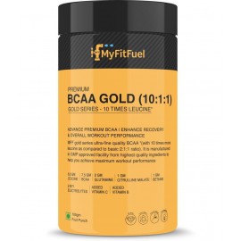 MyFitFuel Premium BCAA Gold (10:1:1), 10 Time Leucine & More 100 gm