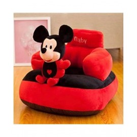 N B Home Kids Sofa Seat Velvet Cloth Stuff Filled with Fiber for 0-2 Year Baby Seat Chairâ¦