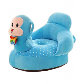 N B Home Kids Sofa Seat Velvet Cloth Stuff Filled with Softb Fiber for 0-2 Year Baby Seat Chair…