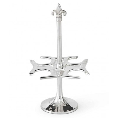 N-Decor Silver Brass Egg Serving Stand