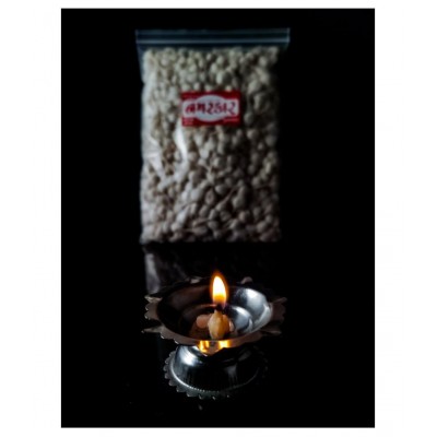 NAMASHKAR - 500pc Cotton Wicks, Diya Batti for Pooja, White NAMASHKAR - 500pc Cotton Wicks, Diya Batti for Pooja, White
