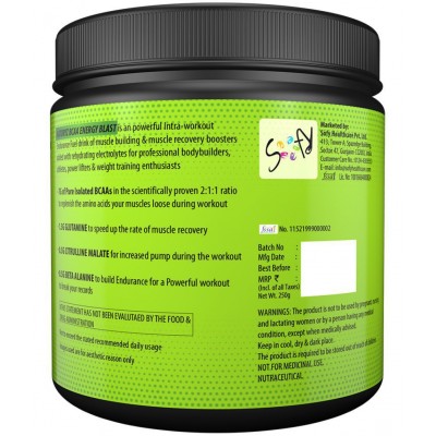 NATURYZ BCAA GREEN APPLE 250 gm