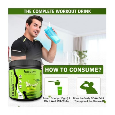 NATURYZ BCAA GREEN APPLE 250 gm