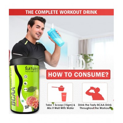 NATURYZ BCAA Guava 450 gm