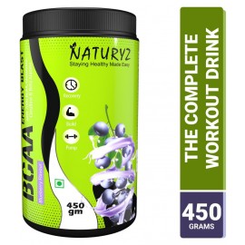 NATURYZ Instantized BCAA Energy Blast with 7000 BCAA 450 gm