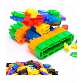 NHR 150+Pcs Bullet Blocks, Creative Bullets Shaped Building Blocks Set For Kids (Multicolor)
