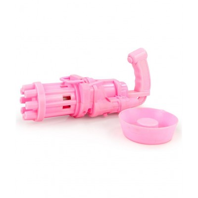 NHR 8-Hole Electric Bubbles Gun with 20 ML Liquid for Toddlers, New Gatling Bubble Machine Outdoor Toys for Boys and Girls (3+ Years,)