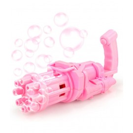 NHR 8-Hole Electric Bubbles Gun with 20 ML Liquid for Toddlers, New Gatling Bubble Machine Outdoor Toys for Boys and Girls (3+ Years,)