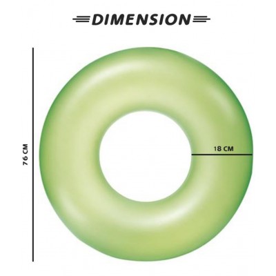 NHR Bestway Swim Ring Tube/Swim Tub/Swim Ring (30"/76cm, GREEN)