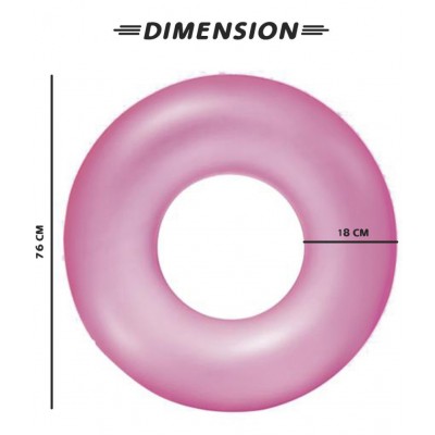 NHR Bestway Swim Ring Tube/Swim Tub/Swim Ring (30"/76cm, PINK)
