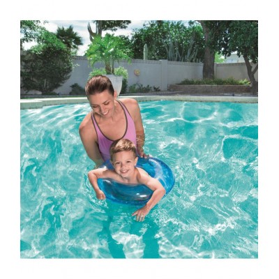 NHR Bestway Swim Ring Tube/Swim Tub/Swim Ring (Blue, Pack of 1)
