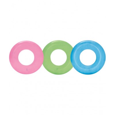 NHR Bestway Swim Ring Tube/Swim Tub/Swim Ring (Blue, Pack of 1)