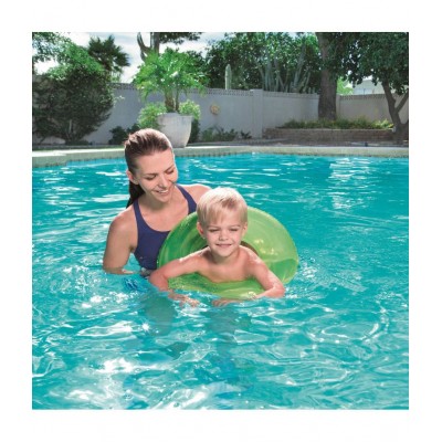 NHR Bestway Swim Ring Tube/Swim Tub/Swim Ring (GREEN, Pack of 1)