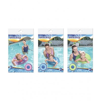 NHR Bestway Swim Ring Tube/Swim Tub/Swim Ring (GREEN, Pack of 1)