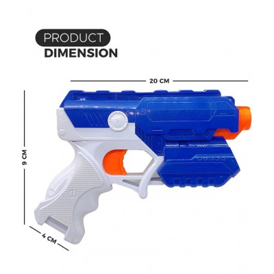 NHR Blaze Storm Foam Blaster Gun Toy, Safe and Long Range Shooting Gun, (5 Foam Bullets and 5 Suction Dart Bullets)
