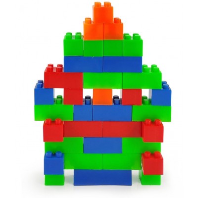 NHR DIY Brick & Bullet Block Perfectly Made, Delicate Design, Vibrant Colours, Educational, Suitable for Kids (3+Years, 237 Pieces)