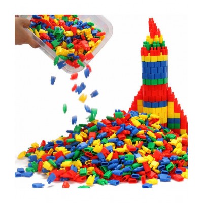 NHR DIY Pipe Straw & Bullet Block Perfectly Made, Delicate Design, Vibrant Colours, Educational, Suitable for Kids (3+Years, 240 Pieces)