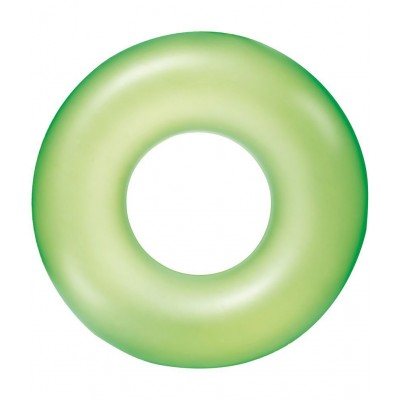 NHR Frosted Neon Swim Ring Tube , Swing Ring for Kids (91 cm , Green)