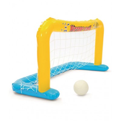 NHR Inflatable Water Polo Frame in Swimming Pool with Ball, Water Sports Toys, inflated Toy (3 to 8 Years, Multicolor)