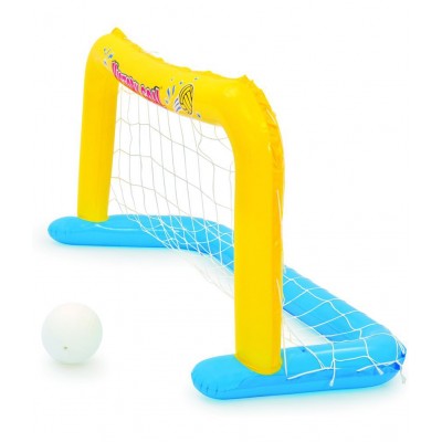 NHR Inflatable Water Polo Frame in Swimming Pool with Ball, Water Sports Toys, inflated Toy (3 to 8 Years, Multicolor)