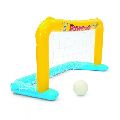 NHR Inflatable Water Polo Frame in Swimming Pool with Ball, Water Sports Toys, inflated Toy (3 to 8 Years, Multicolor)