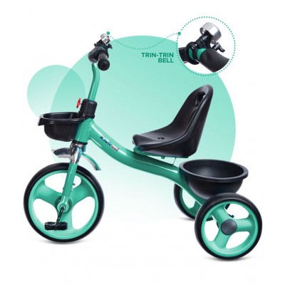 NHR Kids Super-Duper Cool Tricycle with Cute Bell and Basket (3 to 6 Years, Red)