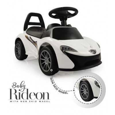 NHR MCL Rideon Musical Ride on Car with Front and Rear Colors, Steering Drive, Perfect for Kids (1 to 3 Years , White)