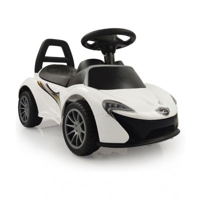 NHR MCL Rideon Musical Ride on Car with Front and Rear Colors, Steering Drive, Perfect for Kids (1 to 3 Years , White)