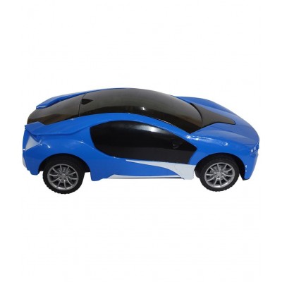 NHR Remote Contral Chargeable Plastic Car for 3+ Years Kids , Pack of 1, Blue
