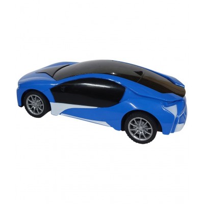 NHR Remote Contral Chargeable Plastic Car for 3+ Years Kids , Pack of 1, Blue