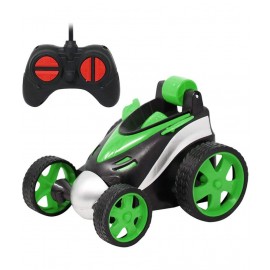 NHR Remote Control Car RC Stunt Vehicle 360°Rotating Rolling Radio Control Electric Race Car, Boys Toys Kids (Green)