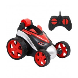 NHR Remote Control Car RC Stunt Vehicle 360°Rotating Rolling Radio Control Electric Race Car, Boys Toys Kids (Red)