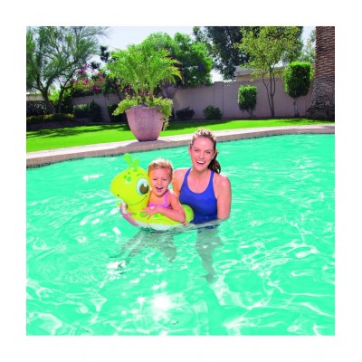 NHR Sea Creature Theme Swim Ring for Kids Inflatable Swimming Pool Ring Tube for Childrens Boys Girls