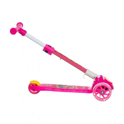 NHR Smart Kick Scooter, 3 Adjustable Height, Foldable,Front Wheel Light & PVC Wheels for Kids (3 to 8 Years)