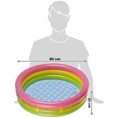 NHR Summer Special 2 feet Inflatable Kid Swimming Pool , Bath tub, Water Pool for kids (Multicolor)