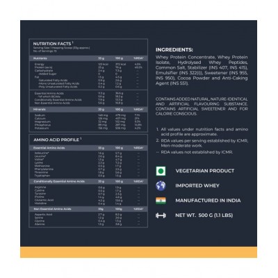 NUTRABAY Gold Tri Blend Whey Protein Powder (Hydrolyzed, Isolate & Concentrate) - 25g Protein, 5.6g BCAA, 4.2g Glutamic Acid- 1Kg, Strawberry Milkshake (30 Servings)