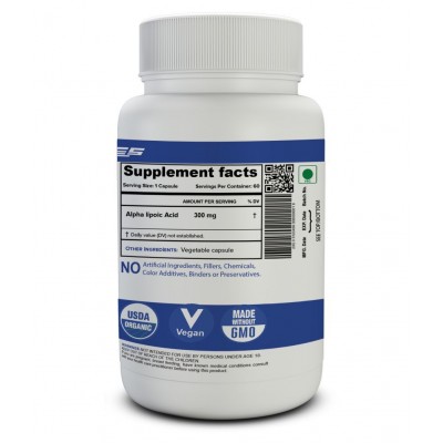 NUTRIJA ALPHA LIPOIC ACID 300MG 60 no.s Fat Burner Capsule