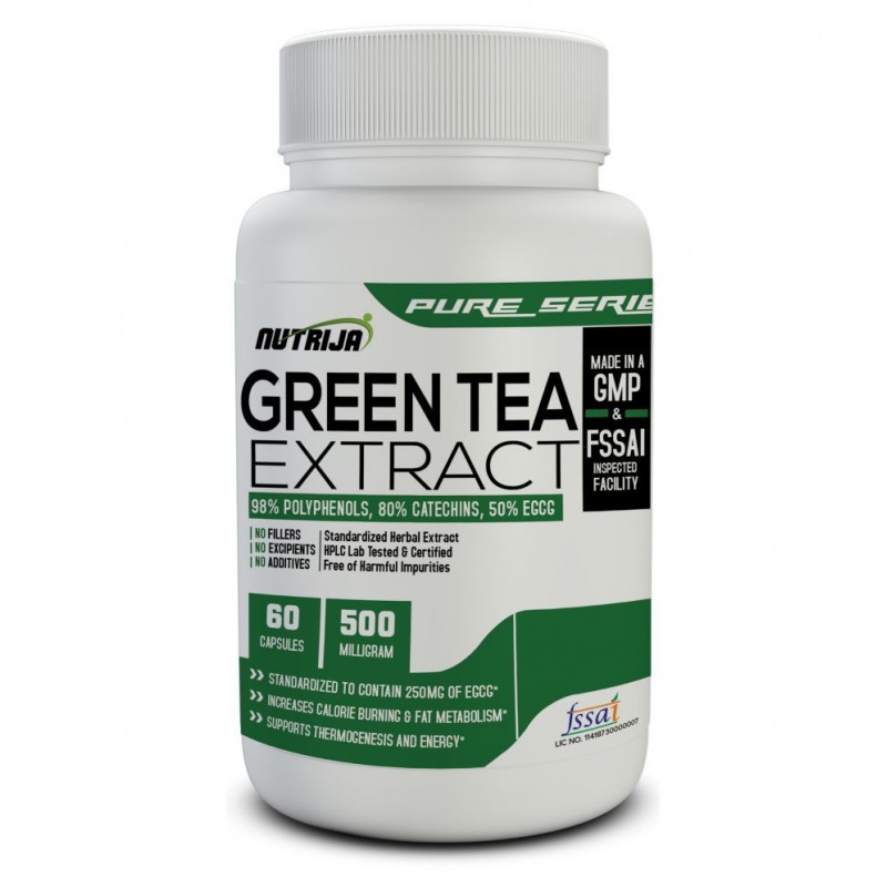 NUTRIJA GREEN TEA EXTRACT 500MG 60 no.s Capsule