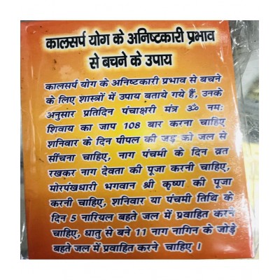 Nag Nagin Joda Snake Pair Copper