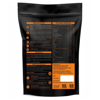 Nakpro PERFORM Whey Protein Supplement Powder (60 Servings) Whey Protein (2 kg, Vanilla)