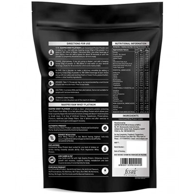 Nakpro PLATINUM 100% Whey Protein Isolate(60 Servings) Whey Protein Powder (2 kg, Blueberry)