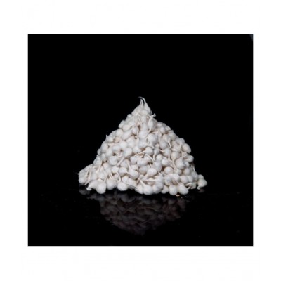 Namashkar - 1000 pcs Round Cotton Wicks, Diya Batti for Pooja, White