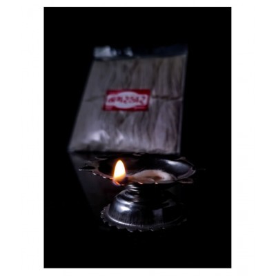 Namashkar - 1000 pieces - 3 inch - Diya batti/Long Wicks/Lambi Batti for Pooja, White Namashkar - 1000 pieces - 3 inch - Diya batti/Long Wicks/Lambi Batti for Pooja, White