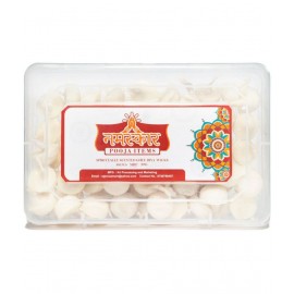 Namashkar - Set of 100 - Vanaspati Ghee Diya Wicks/Ghee batti (White) Namashkar - Set of 100 - Vanaspati Ghee Diya Wicks/Ghee batti (White)