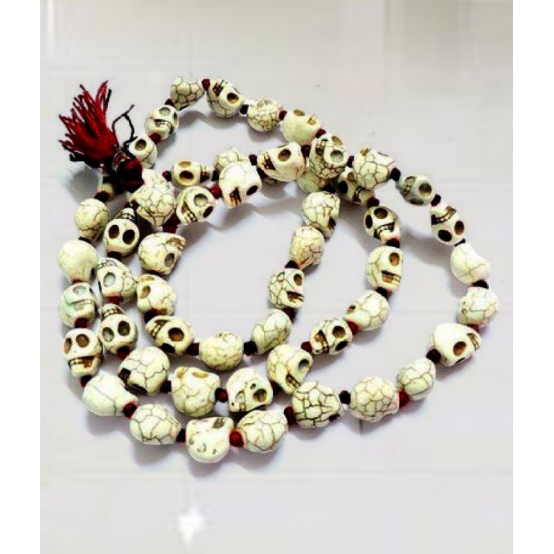 Nar Mund Mala Goddess Kali/ Lord Shiva Mala, For Japa or wear Purpose , Many suggest it for Rahu and Ketu, 54+1 Manke
