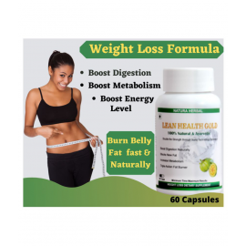 Natura Herbal Lean Healh Gold Weight Loss & (Fat Burner) Supplement For men and women 60 no.s Unflavoured Single Pack