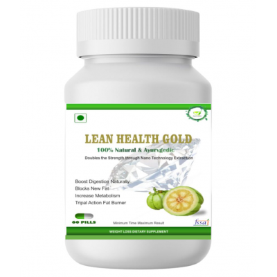 Natura Herbal Lean Health Gold Weight loss capsules 2 no.s Natural Pack of 2
